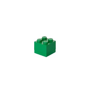 LEGO mini box 4 46 x 46 x 43 mm - tmavě zelená