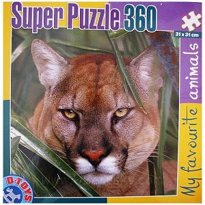 D-TOYS Puzzle 360 dílků - Puma