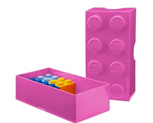 LEGO box na svačinu růžový