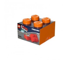 LEGO úložný box 250 x 250 x 181 mm oranžový