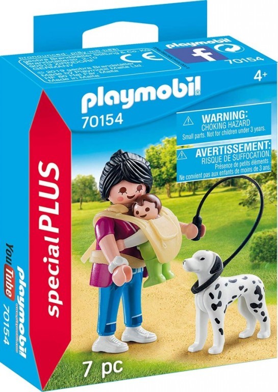 Playmobil 70154 Maminka s miminkem a pejskem