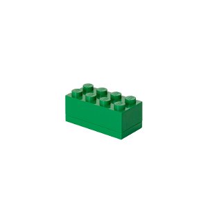 LEGO mini box 8 46 x 92 x 43 mm - tmavě zelená
