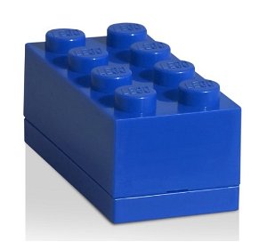 LEGO Mini Box 46 x 92 x 43 - modrá