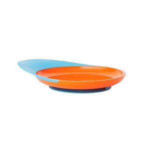 Boon - CATCH PLATE - Talíř s přísavkou modro-oranžový