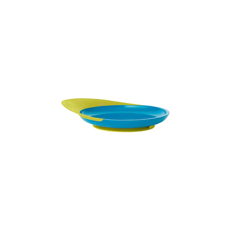 Boon - CATCH PLATE - Talíř s přísavkou modro-zelený