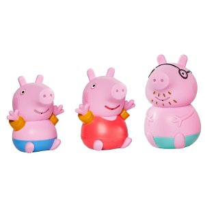 TOOMIES - Prasátko Peppa Pig, tatínek a Tom - stříkající hračky do vody
