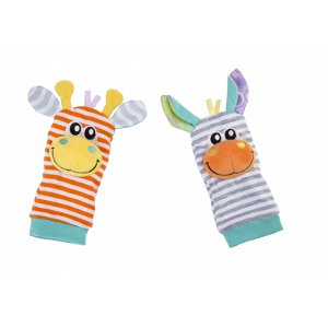 Playgro - Chrastící ponožky a náramky pastelové