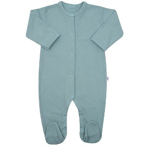 NEW BABY Kojenecký bavlněný overal New Baby Practical zelený kluk 100% Bavlna 56 (0-3m)