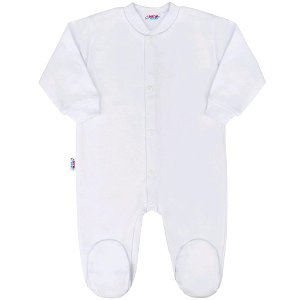 NEW BABY Kojenecký overal New Baby Classic bílý 100% Bavlna 80 (9-12m)