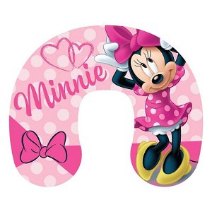 JERRY FABRICS Cestovní polštářek Minnie pink Polyester 28x33 cm