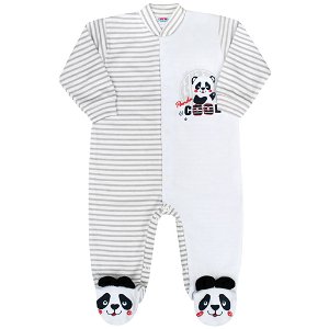 NEW BABY Kojenecký overal New Baby Panda 100% Bavlna 62 (3-6m)