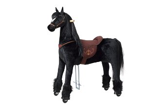 Ponnie Jezdící kůň Ebony XL PROFI , 9-99 let max. váha jezdce 100 kg