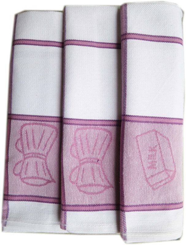 Polášek 3ks Kuchyňské utěrky z Egyptské bavlny vzor č.35, Bavlna 50x70 cm