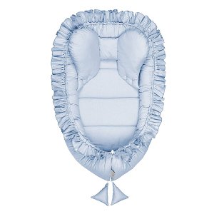 BELISIMA Hnízdečko pro miminko PURE blue Bavlna/Polyester 75x55 cm