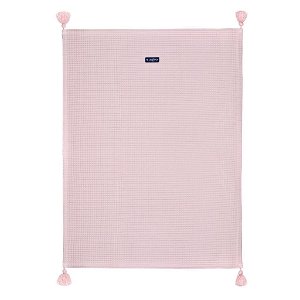 WOMAR Dětská bavlněná deka vafle Womar 75x100 růžová Bavlna 75x100 cm