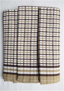 Polášek 3 Kuchyňské utěrky z Egyptské bavlny vzor č.27 bavlna 50/70 cm