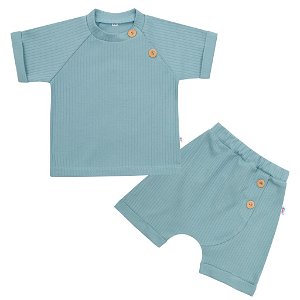 NEW BABY Kojenecká letní souprava tričko a kraťásky Practical 100% bavlna 86 (12-18m)