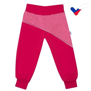 NEW BABY Softshellové kojenecké kalhoty růžové Polyester/membrána TPU 92 (18-24m)