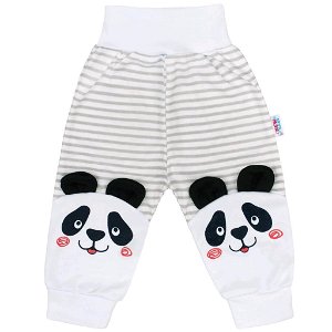 NEW BABY Kojenecké tepláčky Panda 100% Bavlna 68 (4-6m)
