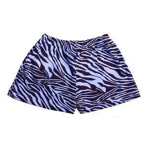 NEW BABY Dětské kraťasy Zebra modré 104 100% Bavlna 104 (3-4r)