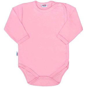 NEW BABY Kojenecké celorozepínací body New Baby Classic II růžové 68 100% bavlna 68 (4-6m)