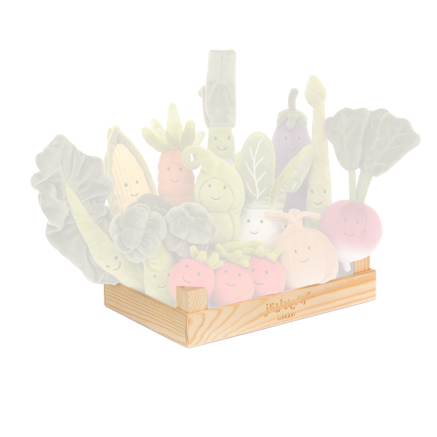 JELLYCAT Košík na zeleninu Vivacious Vegetable 7x30x20cm