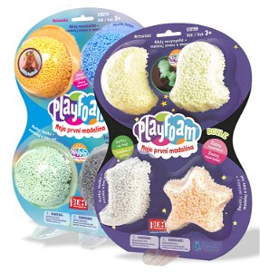 Sada modelíny PlayFoam® Boule- 4pack B+4pack SVÍTÍCÍ (bundle)