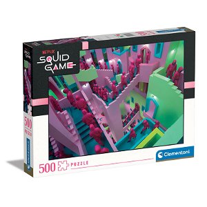 Clementoni - Puzzle 500 Netflix: Squid game (Hra na oliheň)
