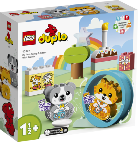 LEGO DUPLO 10977 Moje první štěňátko a koťátko vydávající zvuky