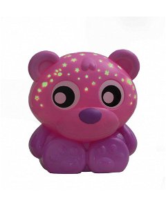 Playgro - Usínací lampička medvídek s projektorem - růžový