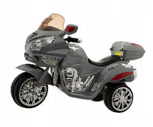 Euro Baby Akumulatorový motocykl - šedý