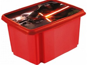 Keeeper Box na hračky Star Wars  45 l - červený