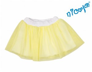 Dětská sukně Nicol, Mořská víla - žlutá, vel. 122