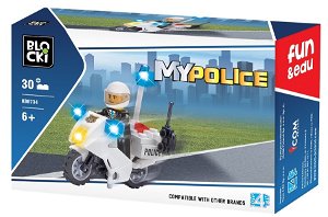 Blocki stavebnice Policejní motocykl 30 dílů