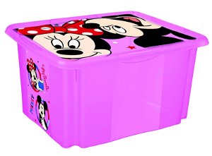 Keeeper Box na hračky Minnie Mouse 45 l, růžový