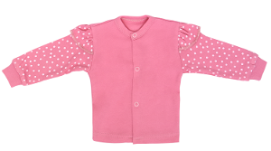Mamatti Novorozenecká bavlněná košilka, Princezna Puntík - růžová