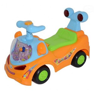 Euro Baby Odstrkovadlo, odrážedlo, jezdítko - FUNNY CAR - oranžové