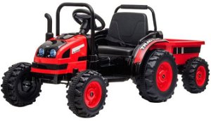 Baby Mix elektrický traktor červená