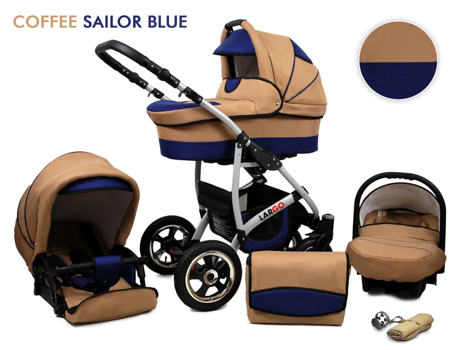 Raf-Pol Baby Lux Largo 2022 Coffe Sailor Blue