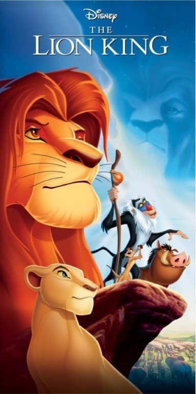 Carbotex Bavlněná froté osuška Lví Král Simba a přátelé 70 x 140 cm 586727