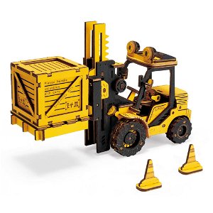 ROBOTIME Rokr 3D dřevěné puzzle Vysokozdvižný vozík 139 ks TG413K