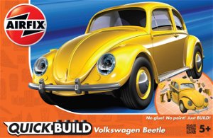 AIRFIX Quick Build auto J6023 VW Beetle žlutá 30-J6023