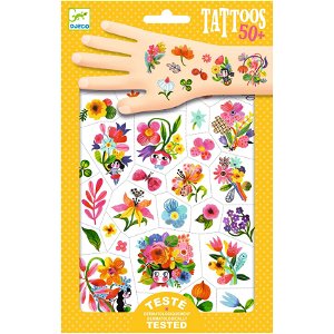 DJECO Dětské tetování Rozkvetlé květiny DJ09616