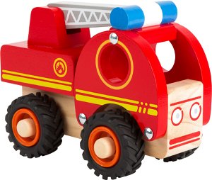 Legler Dřevěné hasičské auto s žebříkem LE11075
