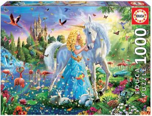 Educa The princess and the unicorn 1000 dílků 122209