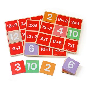 Bigjigs Toys Matematické bingo Násobení a dělení BJ34022