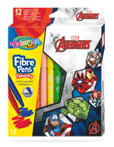 Colorino Marvel Avengers - fixy 12 barev