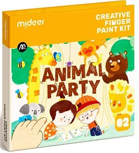 MiDeer Sada prstového malování party zvířátka MD2236