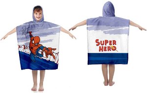 Carbotex Dětské pončo 55x110 cm - Spider Man Super Hero