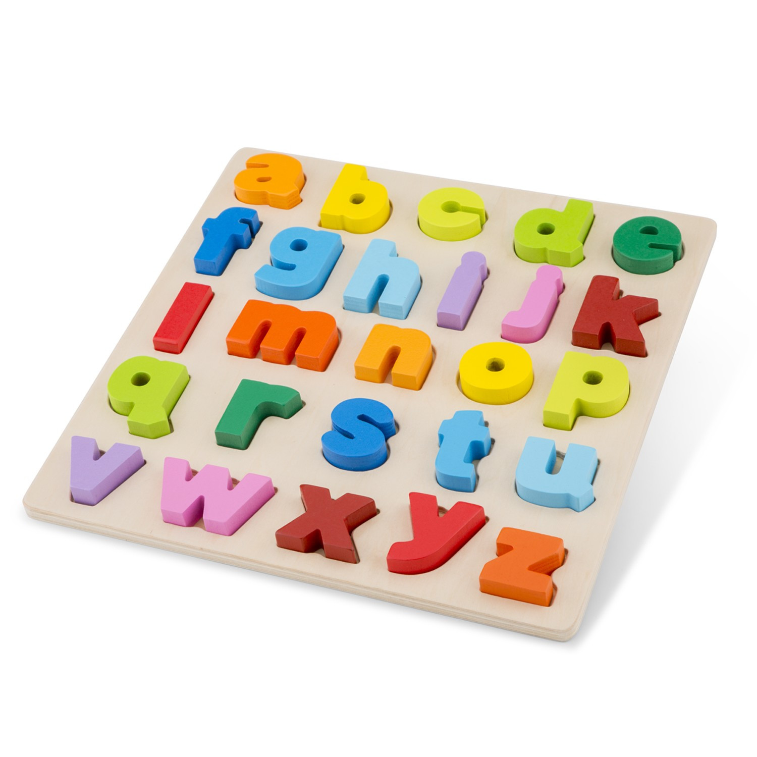 New Classic Toys Dřevěné vkládací puzzle malá abeceda 10535